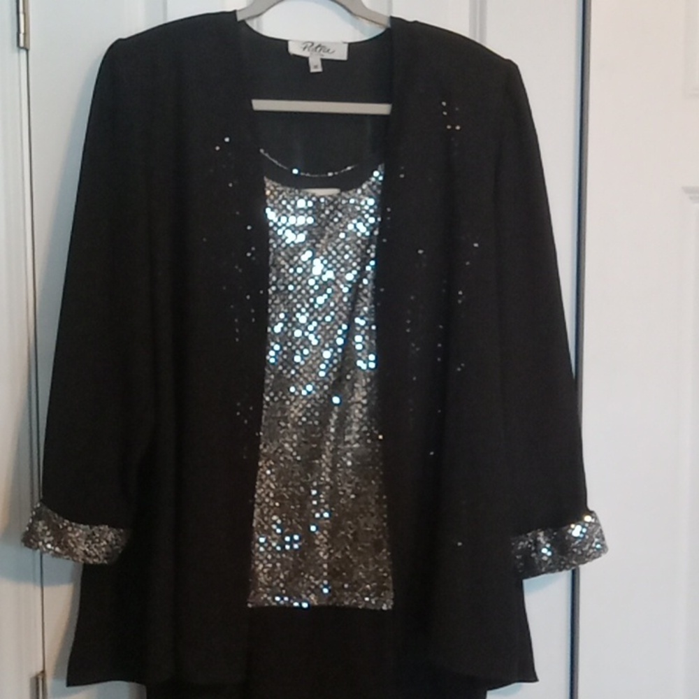 Patra Petite Classic Black Vintage Dress